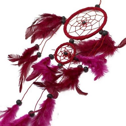 Bali Dreamcatchers - Medium Round - Red