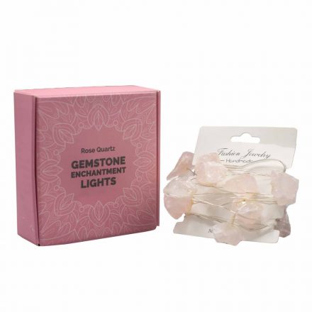 Rose Quartz Gemstone Enchantment Lights