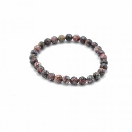 Gemstone Manifestation Bracelet - Lepard Skin - Courage