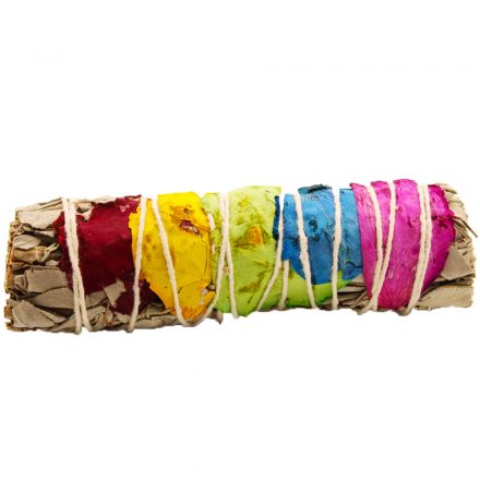 Smudge Stick - 7 Chakra White Sage 10cm