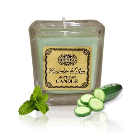 Soybean Jar Candle - Cucumber & Mint