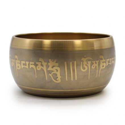 Lrg Five Buddha Singing Bowl